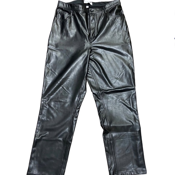 Abercrombie 90s vegan leather pants - Picture 1 of 4
